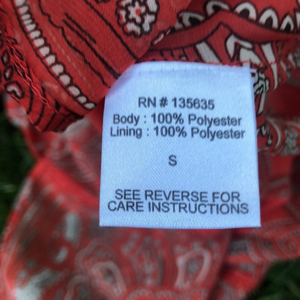Anthropology Love Sam red top - Picture 6 of 7